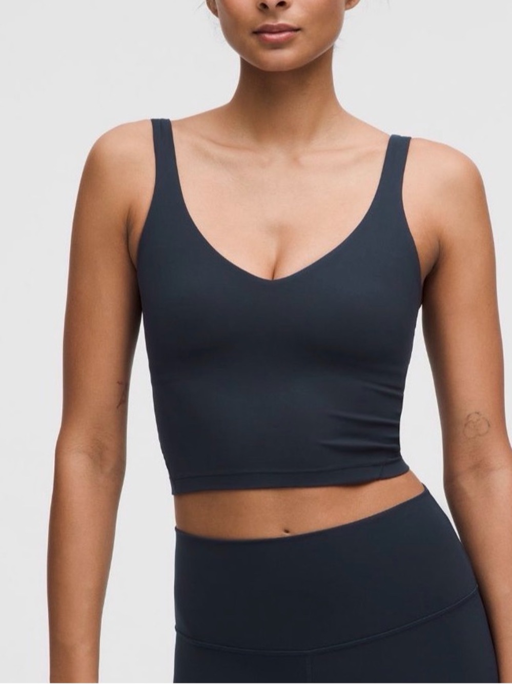 lululemon athletica Align Scoop Neck Crop Tank with integrated bra - Black